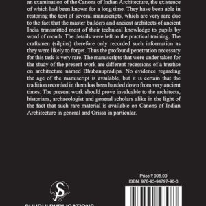 Canons of Orissan Architecture